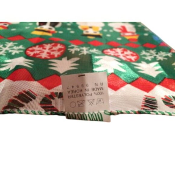 Vintage Christmas Snowman Polyester Scarf - Picture 7 of 7